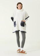 Irya-Es Parla Sierra Panço Antrasit Oversize-Giyilebilir Battaniye-6-Milagron.com