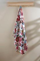 Irya-Esley Baskılı Kadife Havlu Banyo Havlusu 100x150 Cm-Havlu-1-Milagron.com