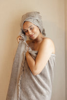 Fiona %100 Pamuk Havlu 70X140 Cm Smoke Taupe