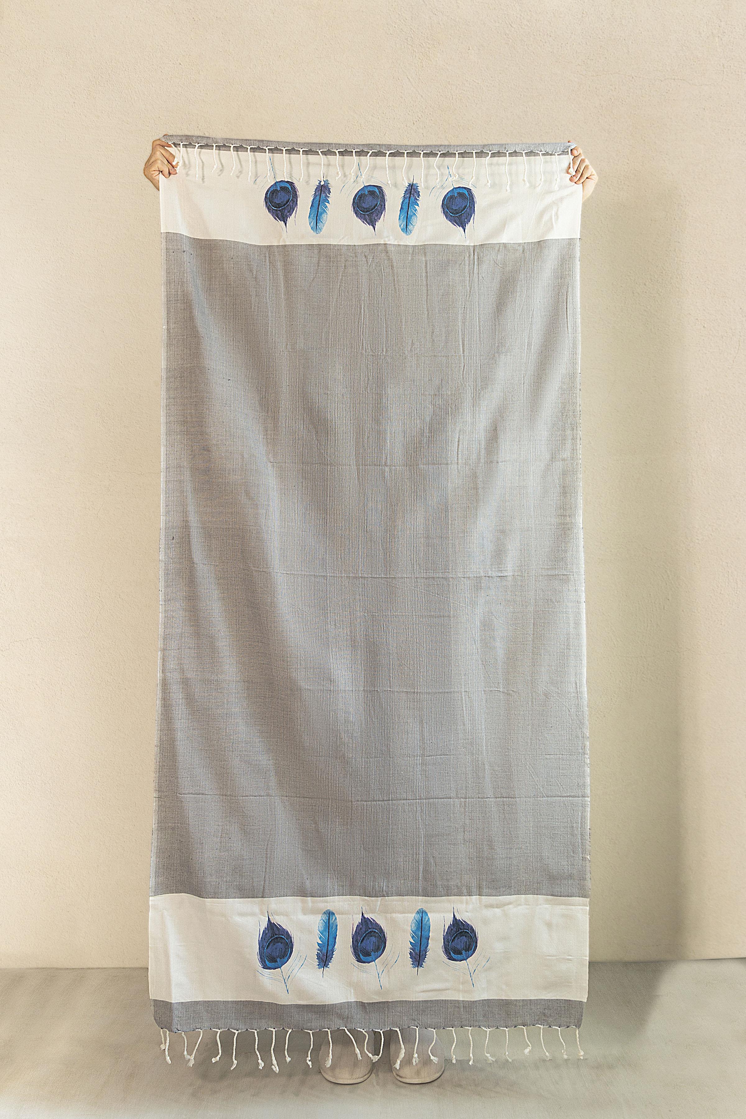 Irya-Gızem Peştemal Füme 90x170-Peştamal-1-Milagron.com