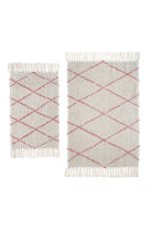 İRYA-Grace 2’Li Takım Banyo Paspası %100 Pamuk 40X60 + 60X90-Paspas-2-Milagron.com