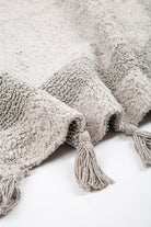 Irya-Hana 2’li Takım Banyo Paspası %100 Pamuk 40x60 + 60x90 Gri-Banyo Paspası-6-Milagron.com