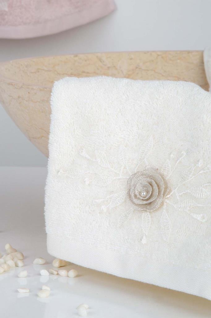 Irya-Heaven Yüz Havlusu 50x90 Cm Pudra-Havlu-4-Milagron.com