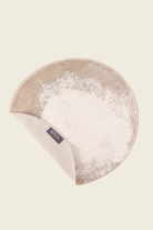 Irya-Hypnos Yuvarlak Banyo Paspası 70x70 Bej-Banyo Paspası-5-Milagron.com