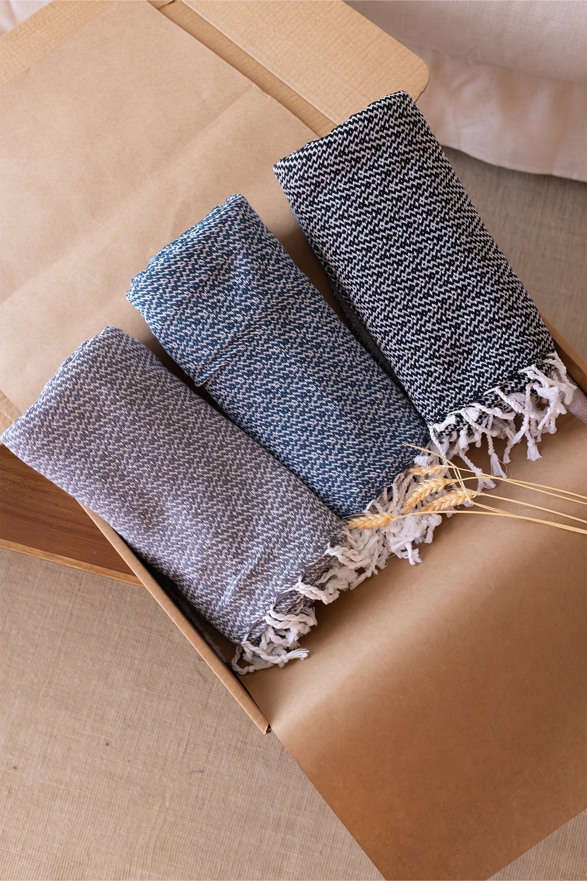 Irya-Ilgın 3'lü Peştamal Hediye Seti 90x170 | 3 Adet Peştamal-Peştamal-1-Milagron.com