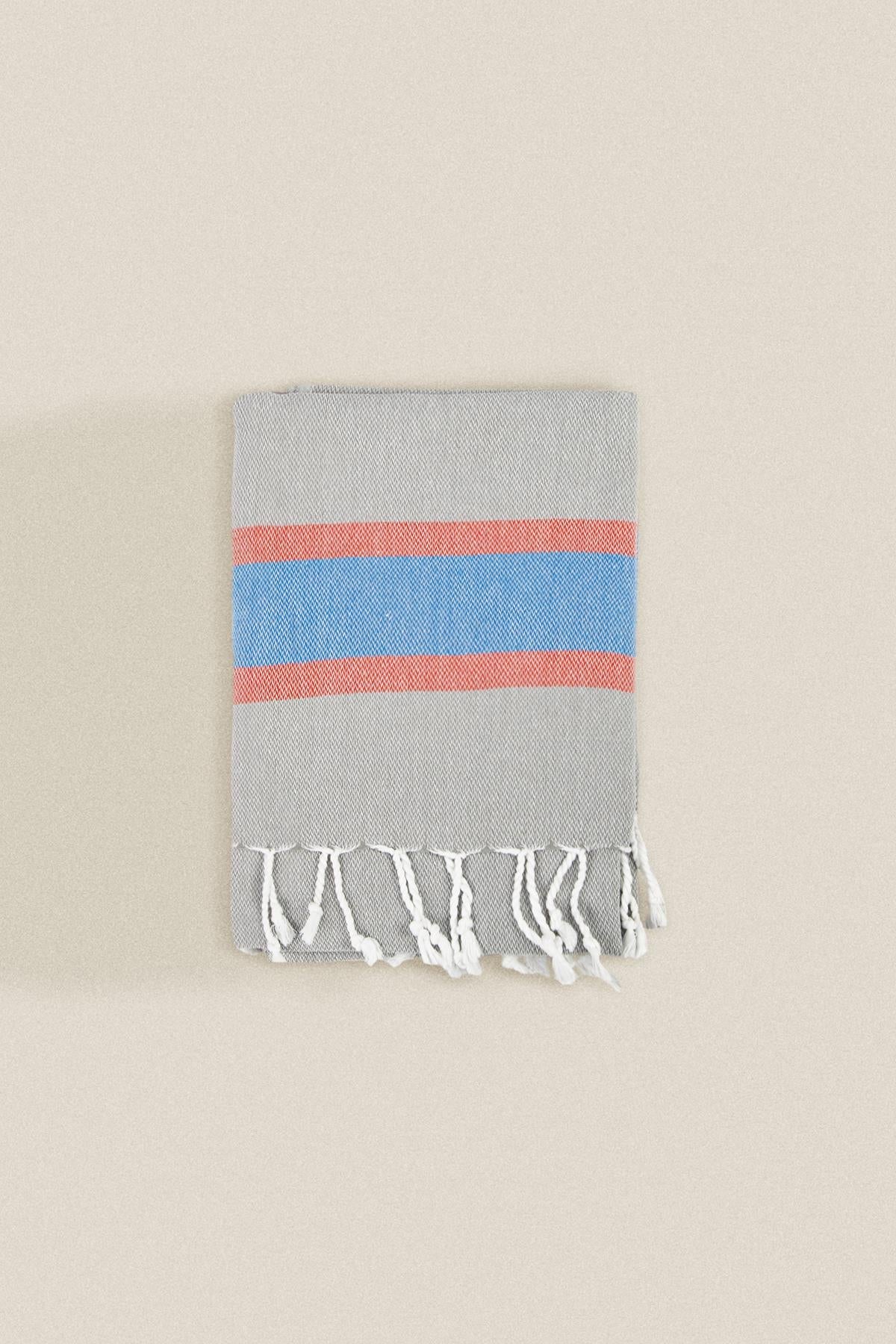 Irya-Ilya Peştemal Gri 90x170-Peştamal-2-Milagron.com