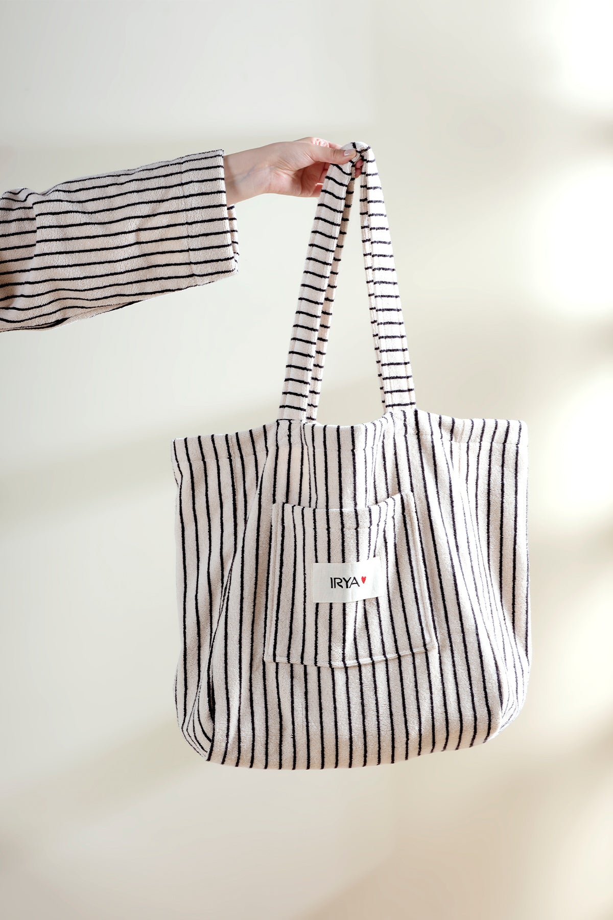 İRYA-In Lines İPliği Boyalı Büyük Çanta-Tote Bag-2-Milagron.com