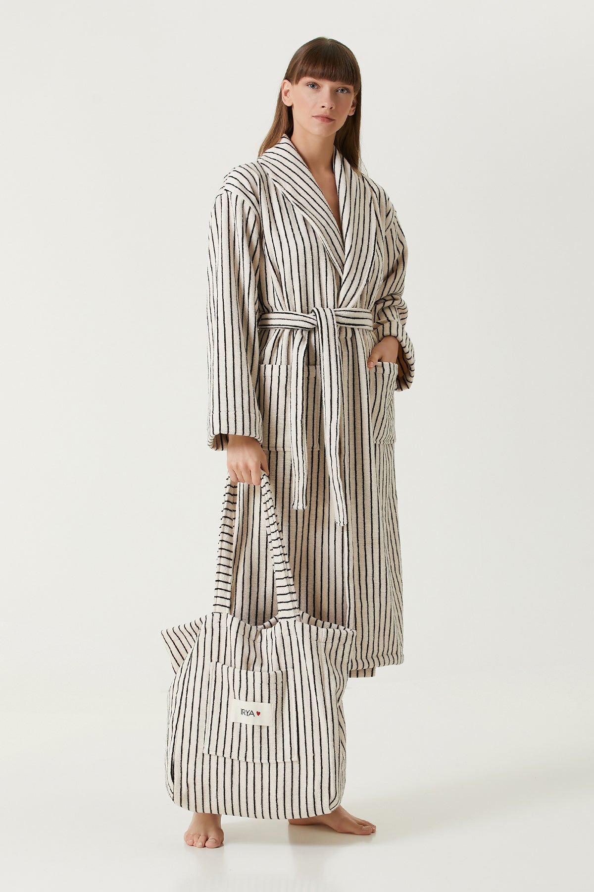 İRYA-In Lines İPliği Boyalı Büyük Çanta-Tote Bag-4-Milagron.com