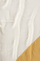 Irya-Joy Of Colors Organik Pamuk 4 Katlı Müslin örtü Hardal 100x100-Bebek Battaniyesi-4-Milagron.com