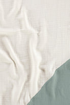 Irya-Joy Of Colors Organik Pamuk 4 Katlı Müslin örtü Mint 100x100-Bebek Battaniyesi-4-Milagron.com