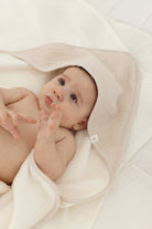 Irya-Joy Of Colors Organik Pamuk Müslin Bebek Kundak Bej 75x75-Kundak-3-Milagron.com