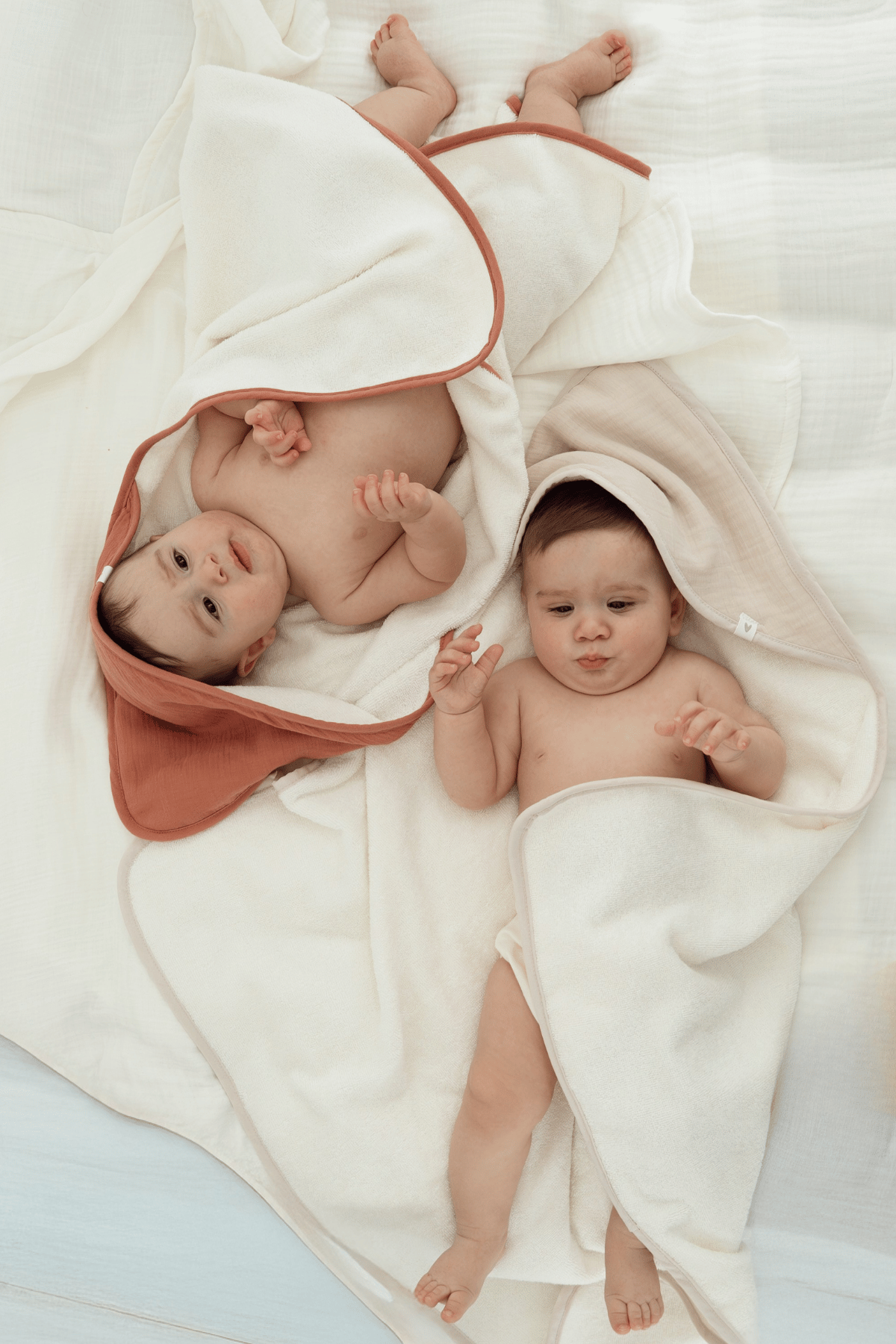 Irya-Joy Of Colors Organik Pamuk Müslin Bebek Kundak Bej 75x75-Kundak-4-Milagron.com