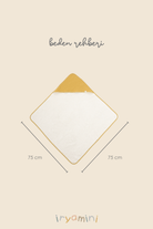 İRYA-Joy Of Colors Organik Pamuk Müslin Bebek Kundak Hardal 75X75-Kundak-4-Milagron.com