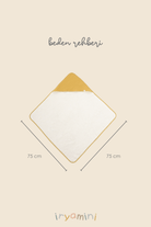 Irya-Joy Of Colors Organik Pamuk Müslin Bebek Kundak Hardal 75x75-Kundak-4-Milagron.com