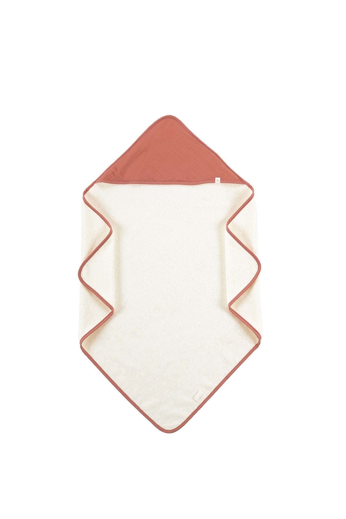İRYA-Joy Of Colors Organik Pamuk Müslin Bebek Kundak Kiremit 75X75-Kundak-5-Milagron.com