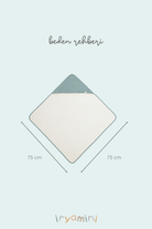 Irya-Joy Of Colors Organik Pamuk Müslin Bebek Kundak Mint 75x75-Kundak-3-Milagron.com