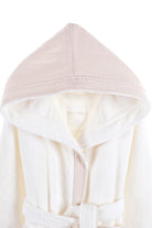 Irya-Joy Of Colors Organik Pamuk Müslin Detaylı çocuk Bornoz Bej-Çocuk Bornozu-4-Milagron.com