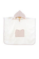 Irya-Joy Of Colors Organik Pamuk Müslin Detaylı çocuk Panço Bej-Çocuk Pançosu-2-Milagron.com