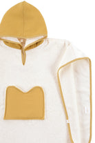 Irya-Joy Of Colors Organik Pamuk Müslin Detaylı çocuk Panço Hardal-Çocuk Pançosu-5-Milagron.com