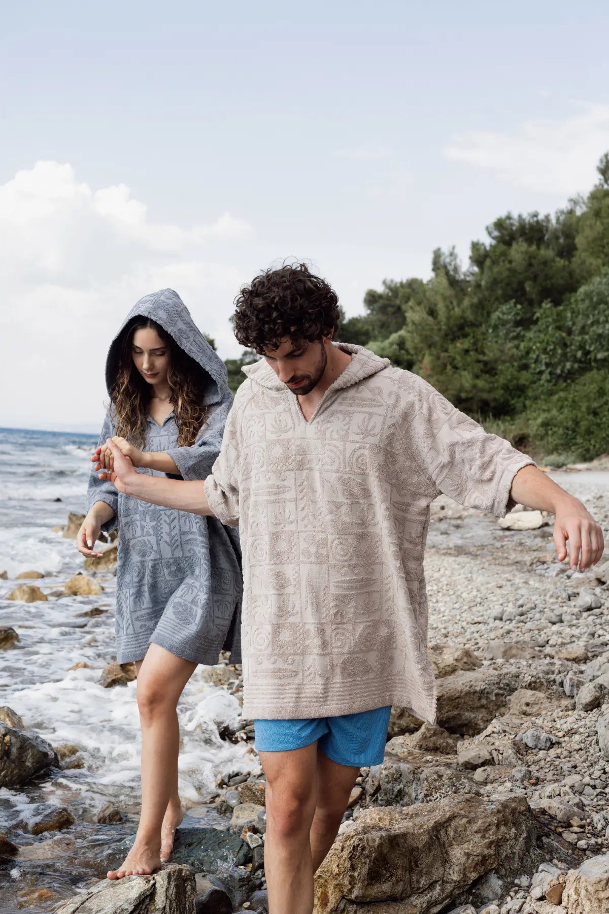 Kayora %100 Pamuk Unisex Plaj Pançosu Sand Beige