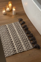 İRYA-King Tekli Banyo Paspası %100 Pamuk 60X90 Antrasit-Paspas-2-Milagron.com