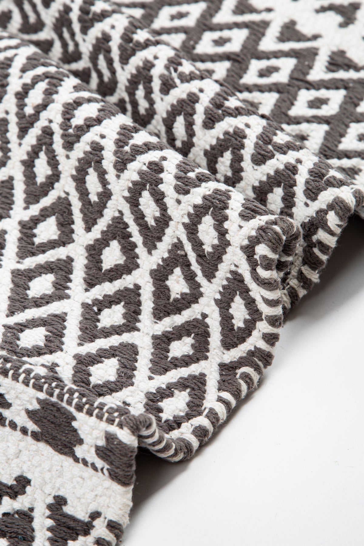 Irya-King Tekli Banyo Paspası %100 Pamuk 60x90 Antrasit-Banyo Paspası-3-Milagron.com