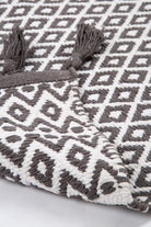 Irya-King Tekli Banyo Paspası %100 Pamuk 60x90 Antrasit-Banyo Paspası-7-Milagron.com