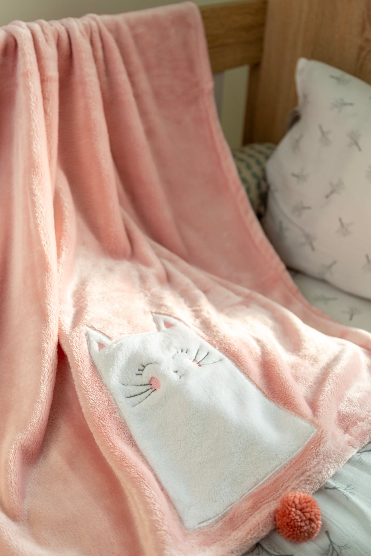İRYA-Kitty Battaniye 75X120-Bebek Battaniye-5-Milagron.com