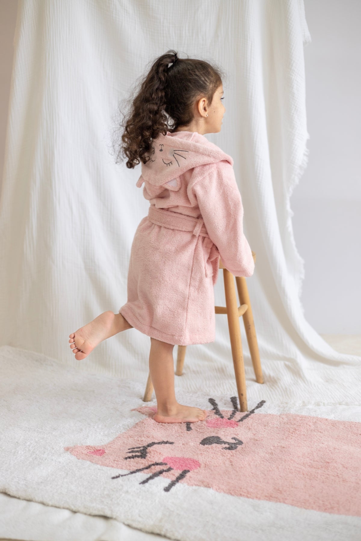 Irya-Kitty çocuk Bornoz-Çocuk Bornozu-1-Milagron.com