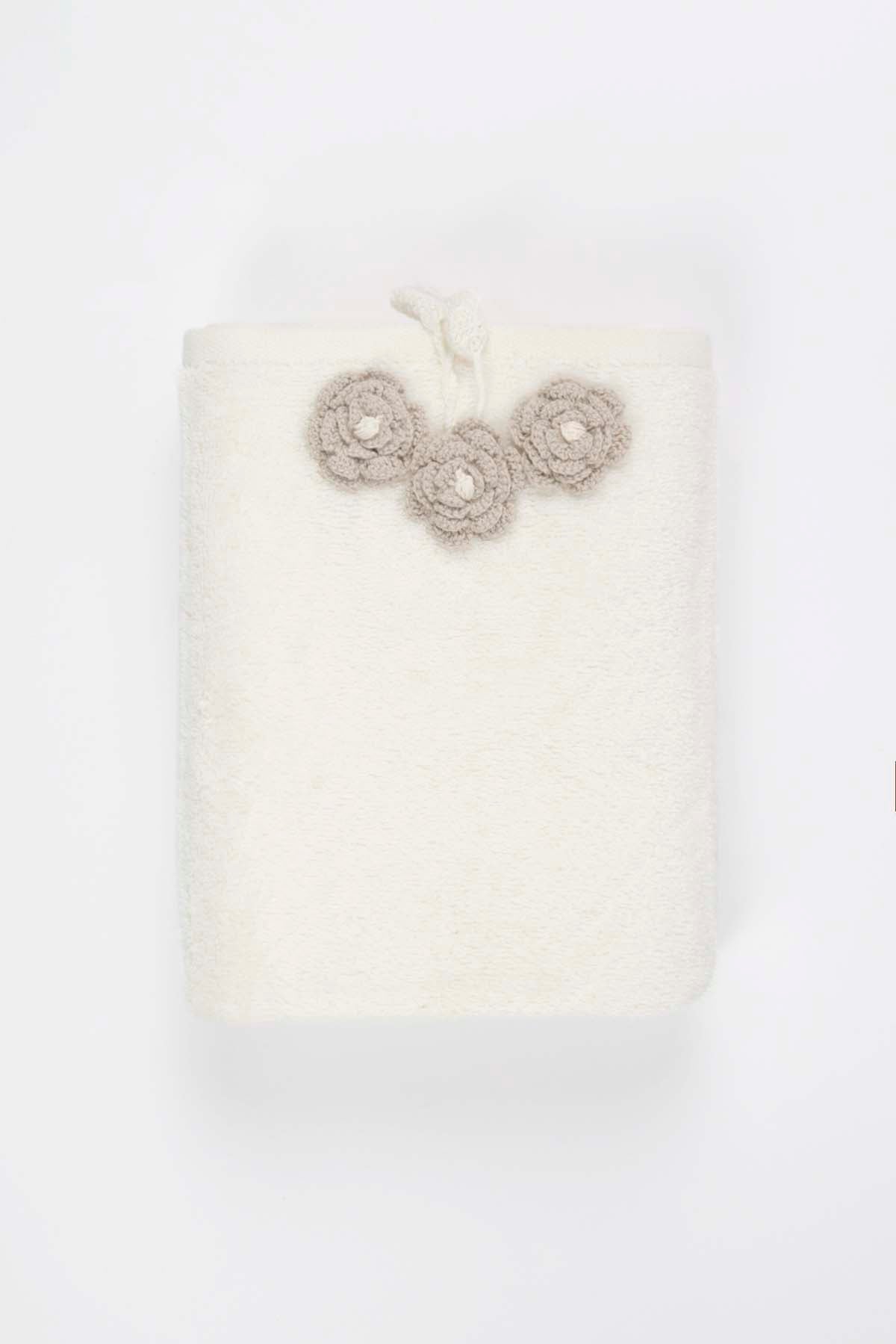 Irya-Labelle Banyo Havlusu 90x150 Cm Ekru-Havlu-1-Milagron.com