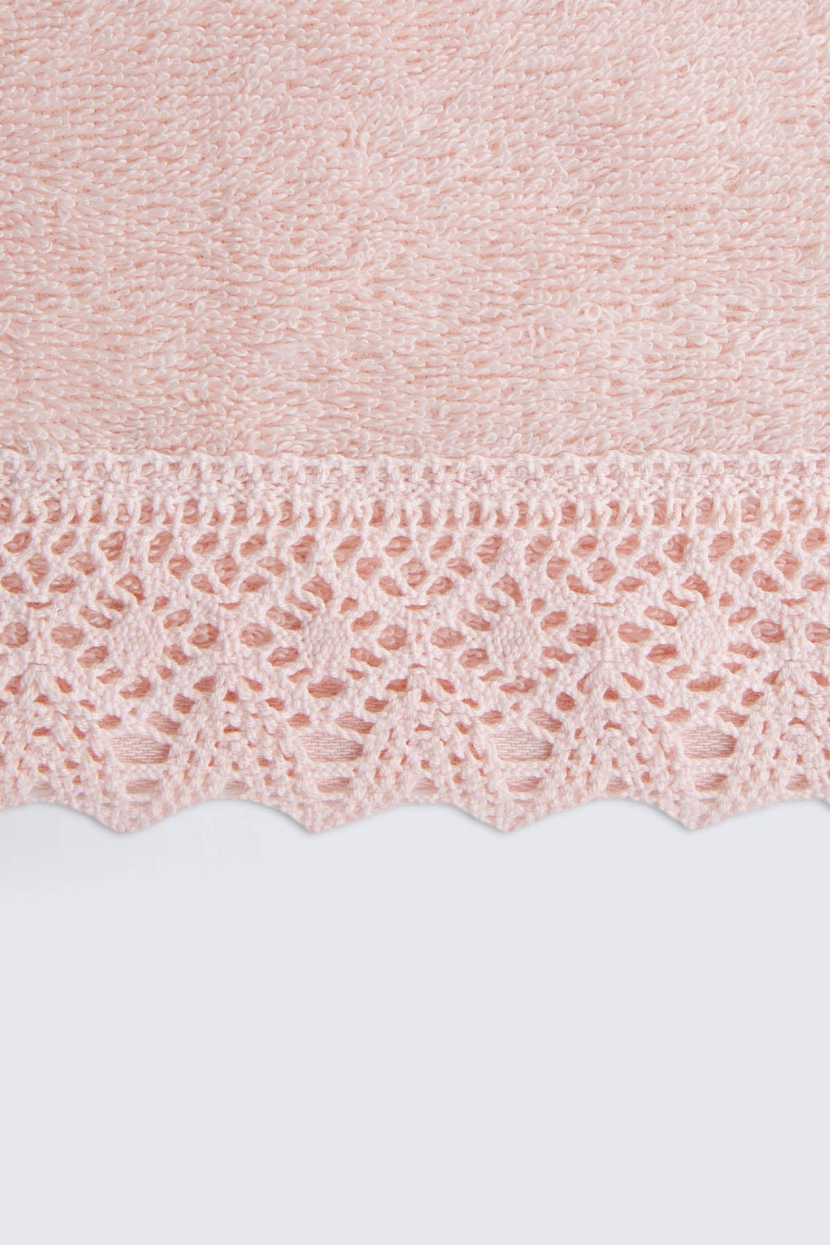 İRYA-Lacy Banyo Havlusu 90X150 Cm Pembe-Havlu & Havlu Setleri-3-Milagron.com
