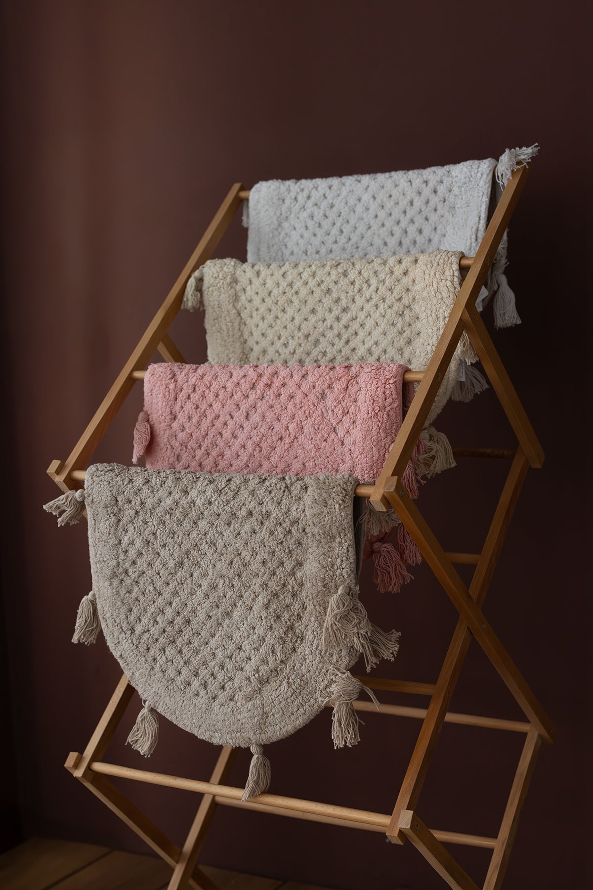 İRYA-Lampetie | Elora Tekli Banyo Paspası 40X60 Bej-Paspas-3-Milagron.com