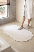 İRYA-Lampetie | Eris Tekli Banyo Paspası 70X120 Beyaz-Paspas-1-Milagron.com