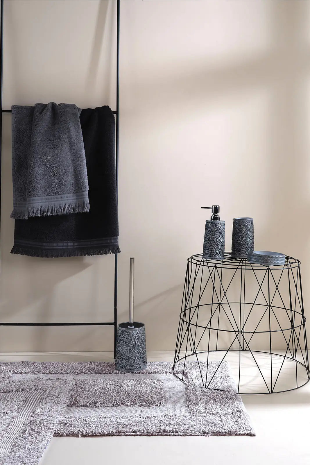 İRYA-Lane 4 Parça Banyo Seti-Banyo Düzenleyicileri-4-Milagron.com