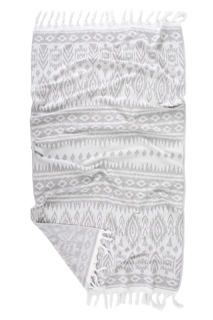 İRYA-Lena Banyo Havlusu Gri 90X170-Havlu & Havlu Setleri-2-Milagron.com