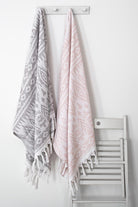 İRYA-Lena Banyo Havlusu Gri 90X170-Havlu & Havlu Setleri-4-Milagron.com