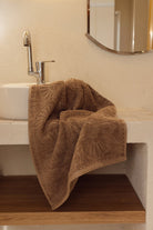 Liana %100 Pamuk Havlu Earth Brown 50X90 Cm