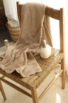 İRYA-Lindy Bambu Banyo Havlusu 70X140 Cm Bej-Havlu & Havlu Setleri-3-Milagron.com