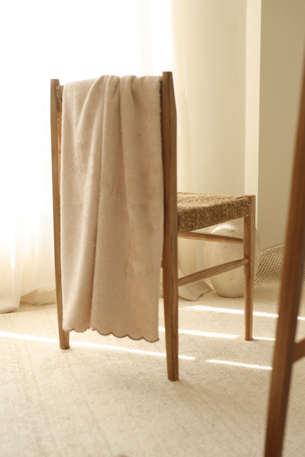 İRYA-Lindy Bambu Banyo Havlusu 70x140 Cm Krem-Havlu & Peştamal-1-Milagron.com