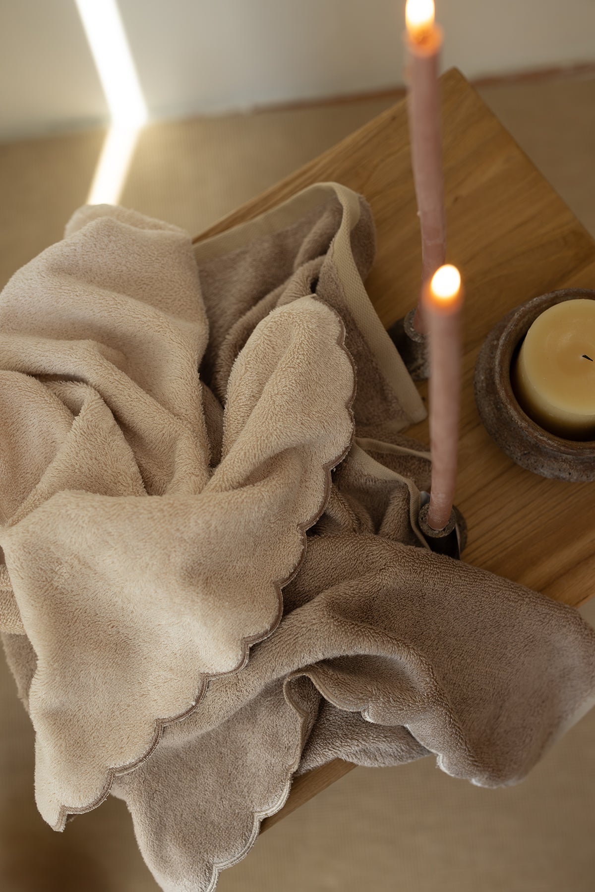 İRYA-Lindy Bambu El Havlusu 50X90 Cm Ekru-Havlu & Havlu Setleri-2-Milagron.com