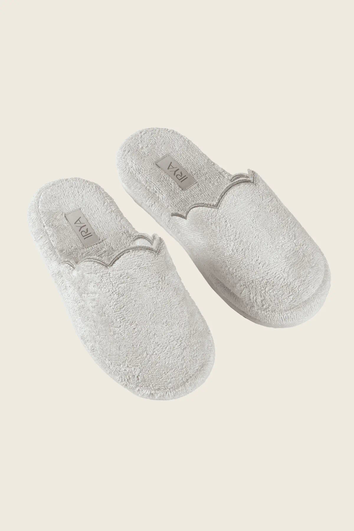 Lindy Bambu Kalın Tabanlı Havlu Terlik Cool Gray