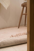 İRYA-Lora Yuvarlak Banyo Paspası %100 Pamuk 90X90 Pembe-Paspas-7-Milagron.com