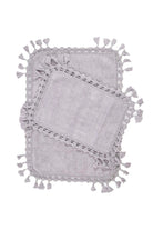 İRYA-Lorna 2’Li Takım Banyo Paspası %100 Pamuk 40X60 + 60X90 Lila-Paspas-2-Milagron.com