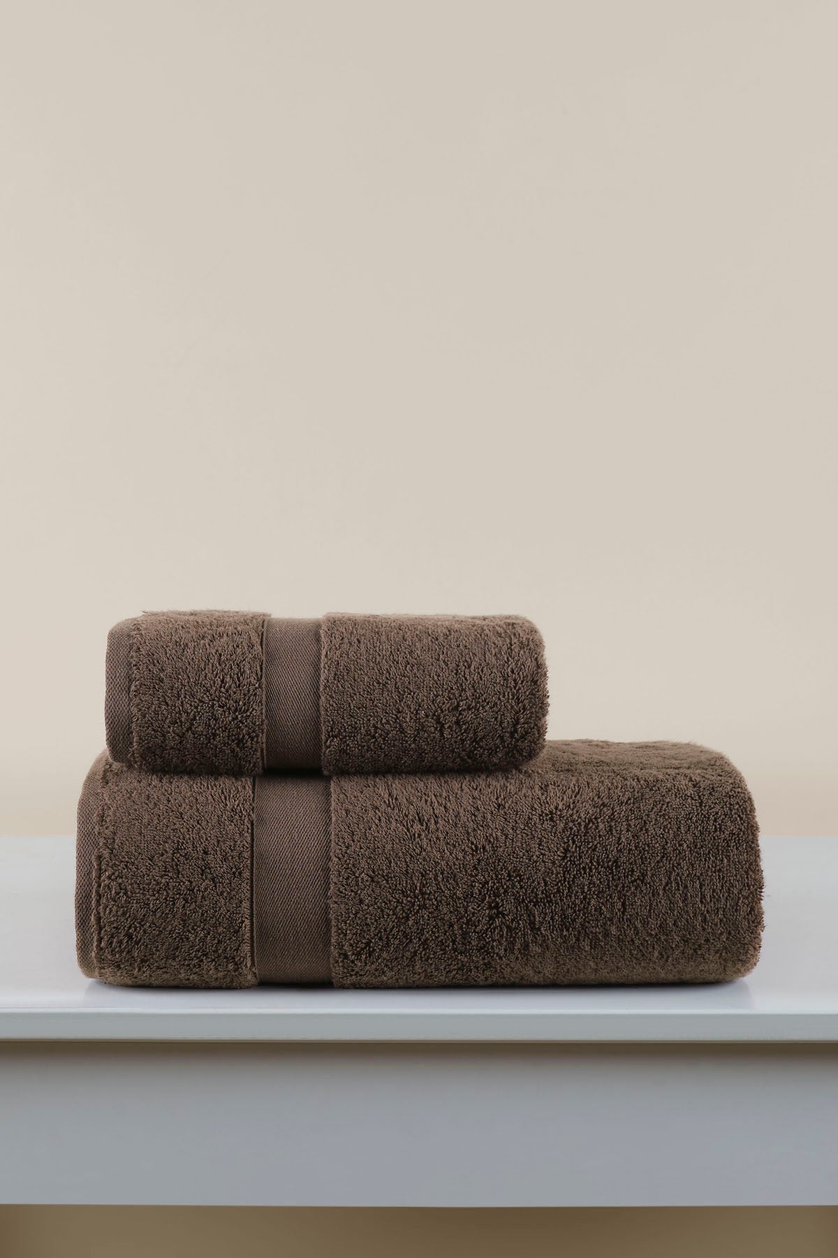 İRYA-Luxe Setli Havlu Kahverengi-Havlu & Havlu Setleri-1-Milagron.com