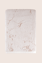 İRYA-Marble %100 Pamuk Jakarlı Banyo Havlusu 70X140 Cm Krem-Havlu & Havlu Setleri-5-Milagron.com