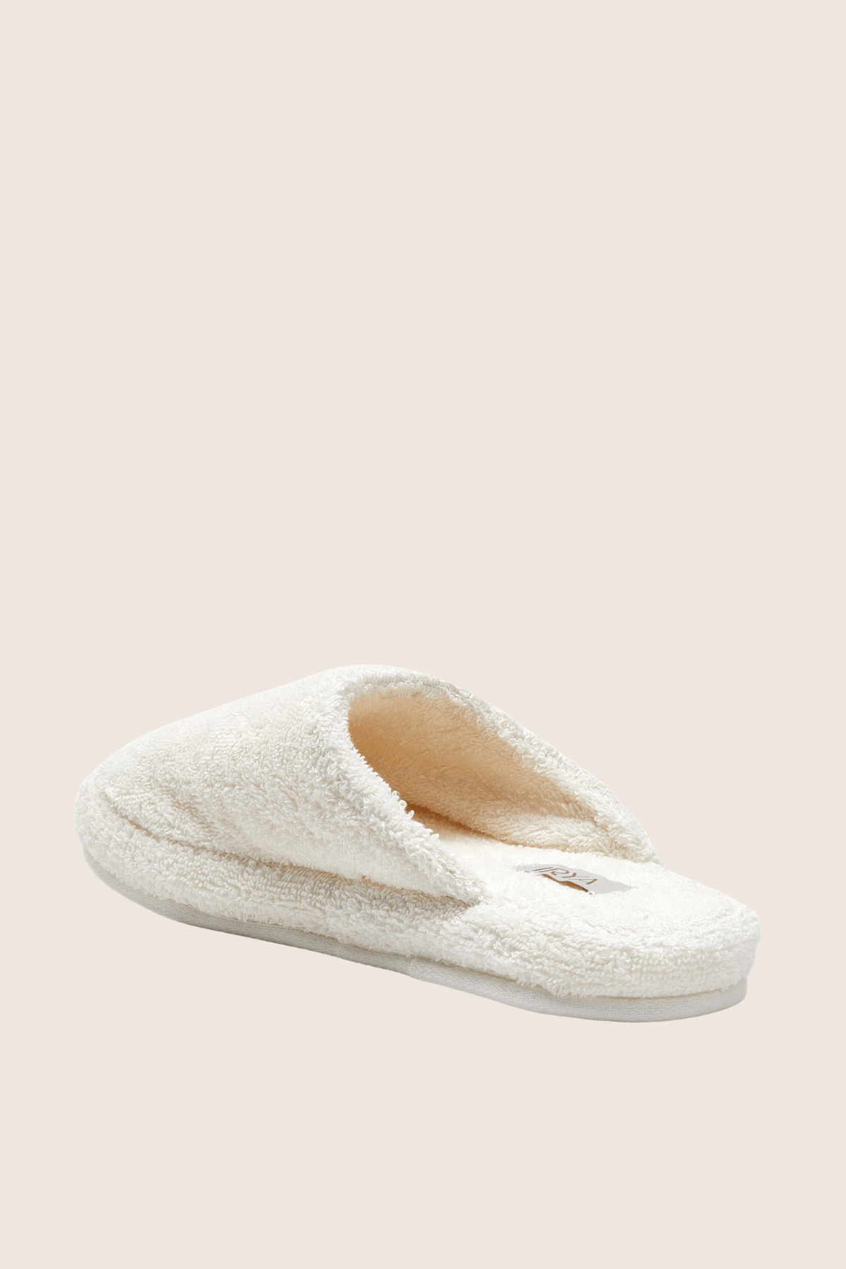 İRYA-Marble Unisex Kalın Tabanlı Havlu Terlik Krem-Sandalet & Terlik-3-Milagron.com