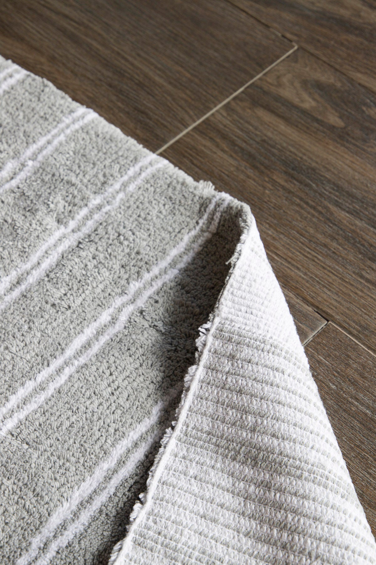 İRYA-Martil 2’Li Takım Banyo Paspası %100 Pamuk 40X60 + 60X90 Gri-Paspas-5-Milagron.com