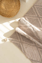 İRYA-Maxi 2’Li Takım Banyo Paspası %100 Pamuk 40X60 + 60X90 Bej-Banyo Paspası-4-Milagron.com