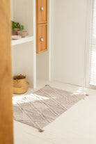 İRYA-Maxi Tekli Banyo Paspası %100 Pamuk 70X110 Bej-Banyo Paspası-1-Milagron.com