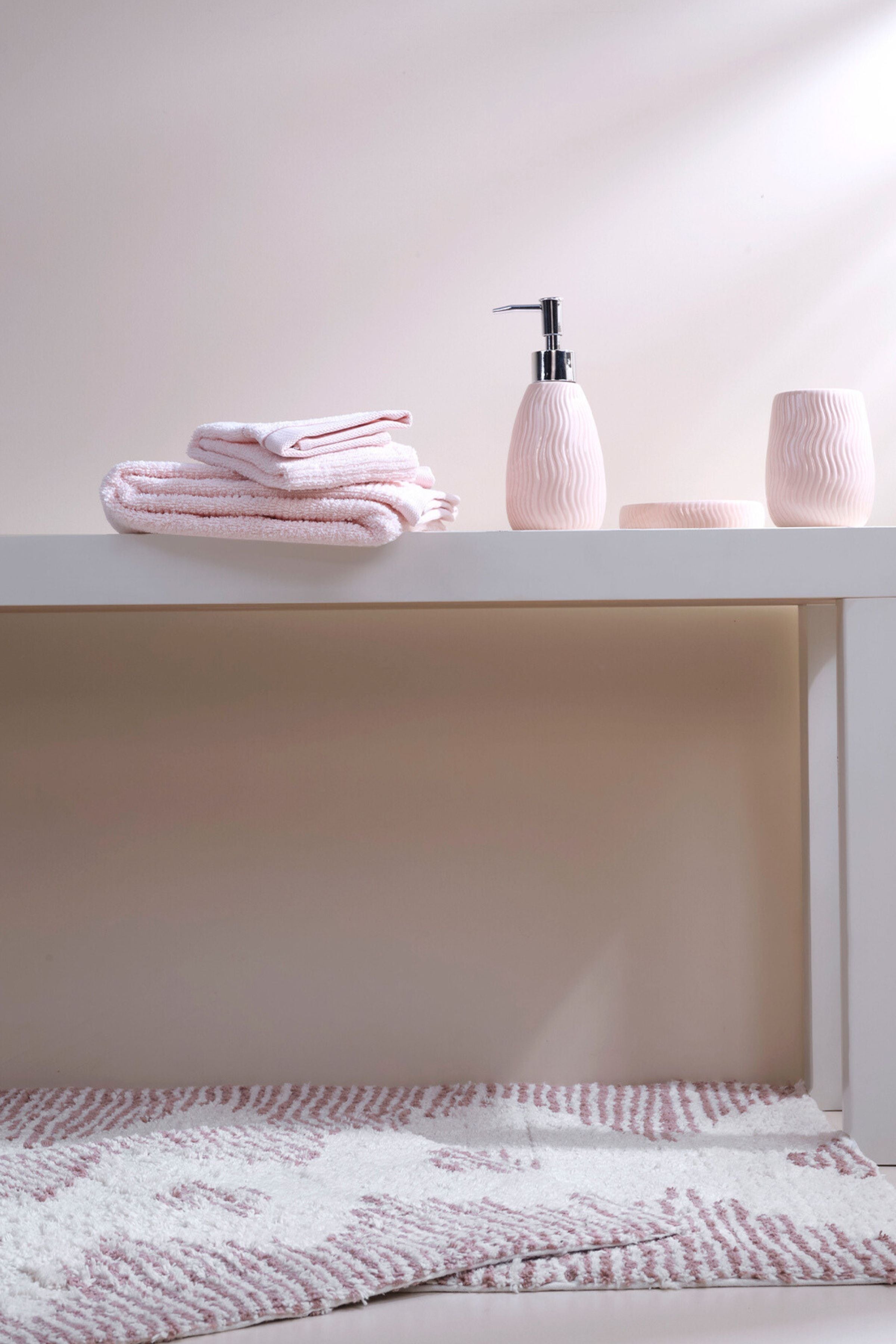 İRYA-Merlin 3 Parça Banyo Seti Pudra-Banyo Düzenleyicileri-3-Milagron.com